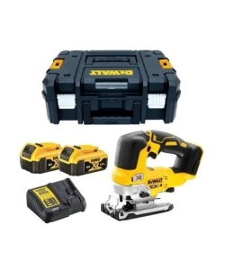 DEWALT DCS334P2 18V 5.0AH Çift Akülü Kömürsüz Dekupaj Testere