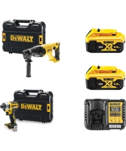 Dewalt DCH133NT + DCF887NT + 2×4 Ah Akü + Şarj Cihazı