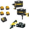 Dewalt DCH133NT ( 2.6j ) + DCG412NT ( 125 mm ) + DCD805NT ( 90NM ) + 4x 5 Ah Akü + 1 Adet Dolum Cihazı