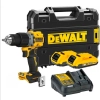 Dewalt DCD805D2T 18V 2.0AH Lı-Ion Kömürsüz Çift Akülü Darbeli Matkap
