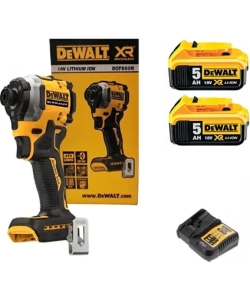 Dewalt DCF850NT Darbeli Vidalama ( 206 Nm )+ 2 Adet 5 Amper Akü + 1 Adet Dolum Cihazı