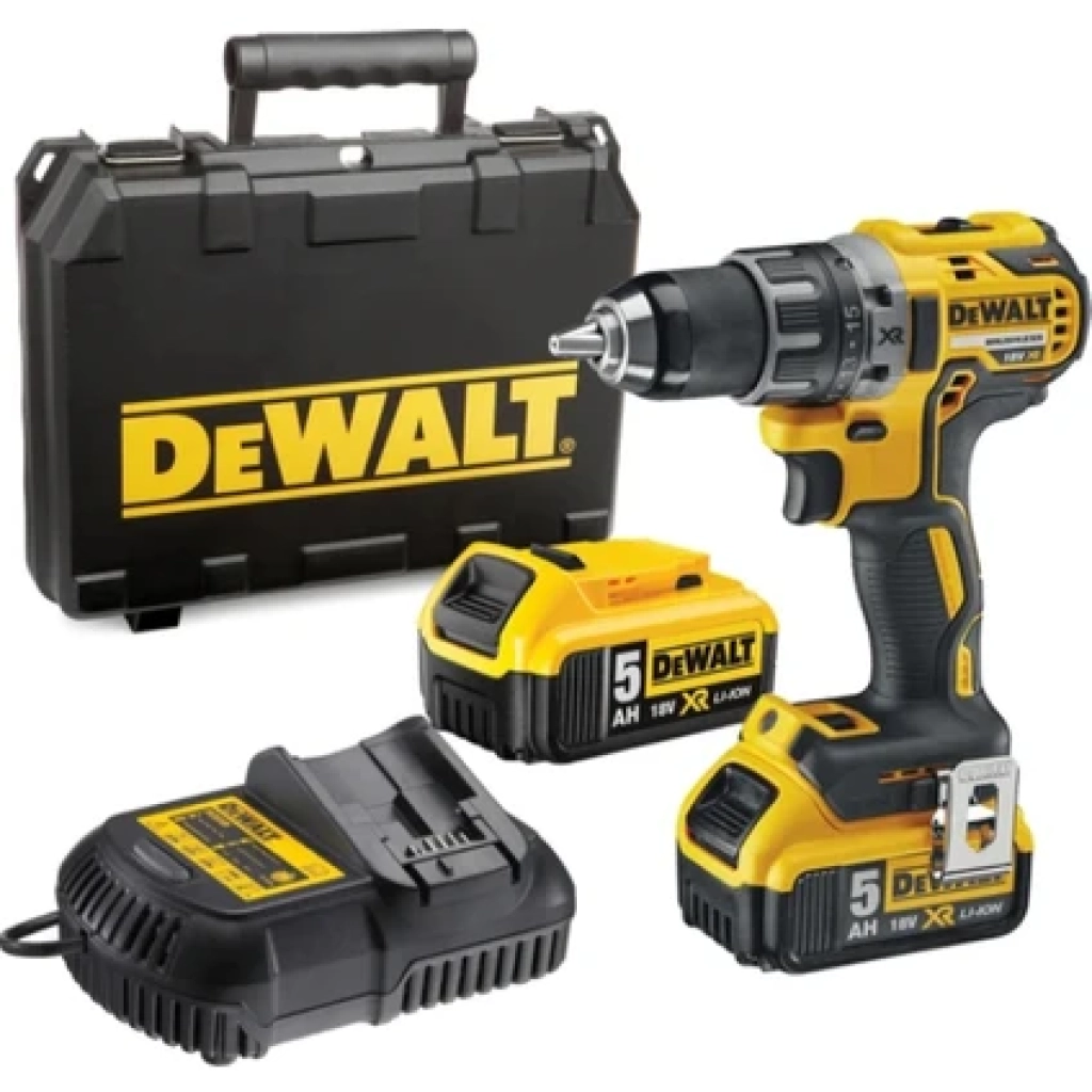 Dewalt DCD791P2-QW 18/5.0AH Li-Ion Çift Akülü Kömürsüz Profesyonel Vidalama