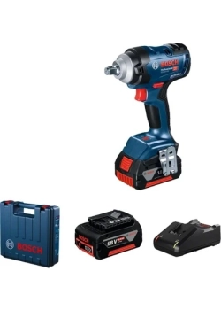 Bosch GDS 18V-400 Darbeli Somun Sıkma Çift Akü (2X5.0 AH)