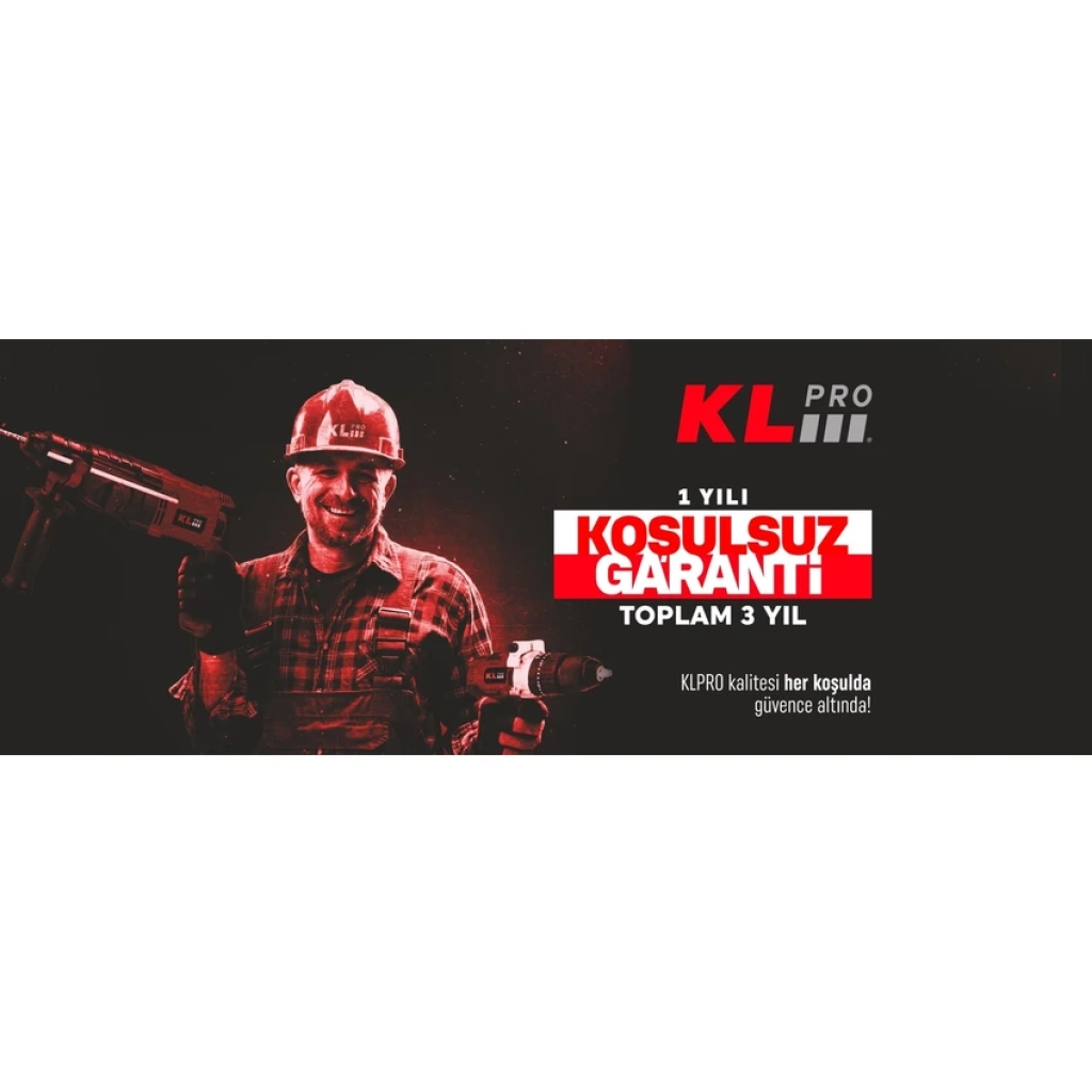 KL Pro  18VOLT Li-Ion Kömürsüz Profesyonel Darbeli Matkap Aküsüz Tek Makine KLDM18BH-00