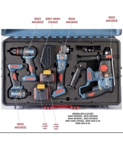 Stech End SXS402-20 V 4'lü Akülü Set