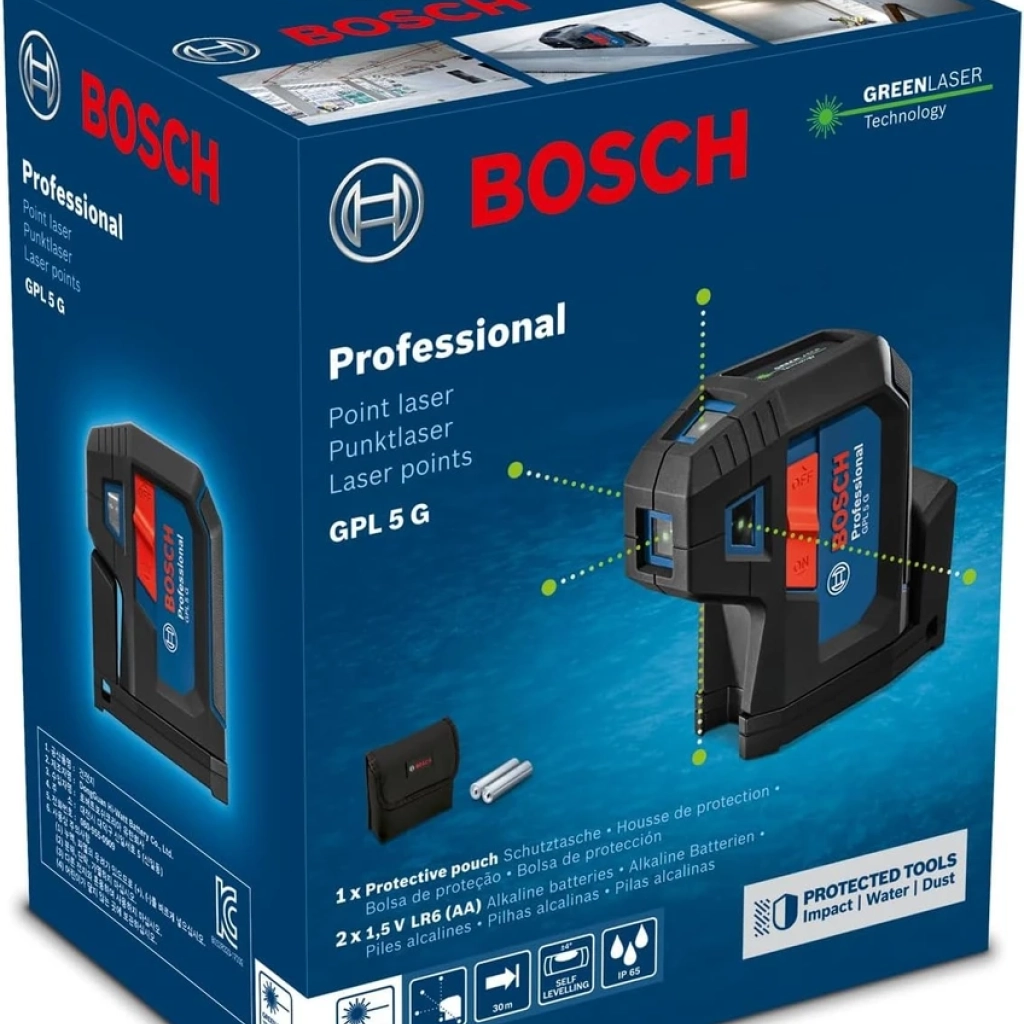 Bosch GPL 5 G Yeşil Nokta Lazer 0.601.066.P00