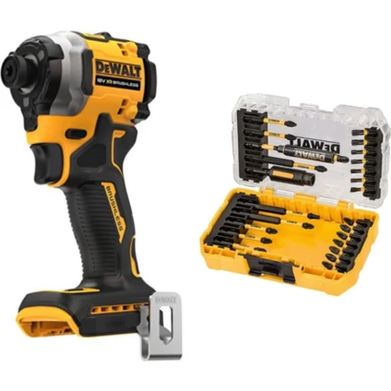Dewalt DCF850NT Aküsüz Vidalama + Dewalt 25 Parça Uç Seti