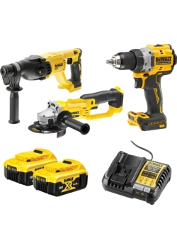 Dewalt DCD800NT + DCG412NT+ DCH133NT 3 Makineli 2 Akülü Set