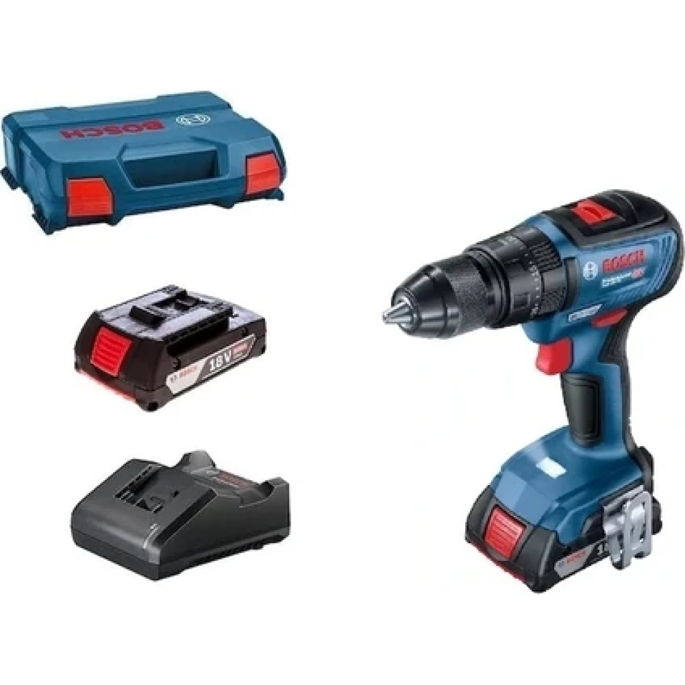 Bosch GSB 18V-50 Akülü Darbeli Delme/Vidalama Çift Akü