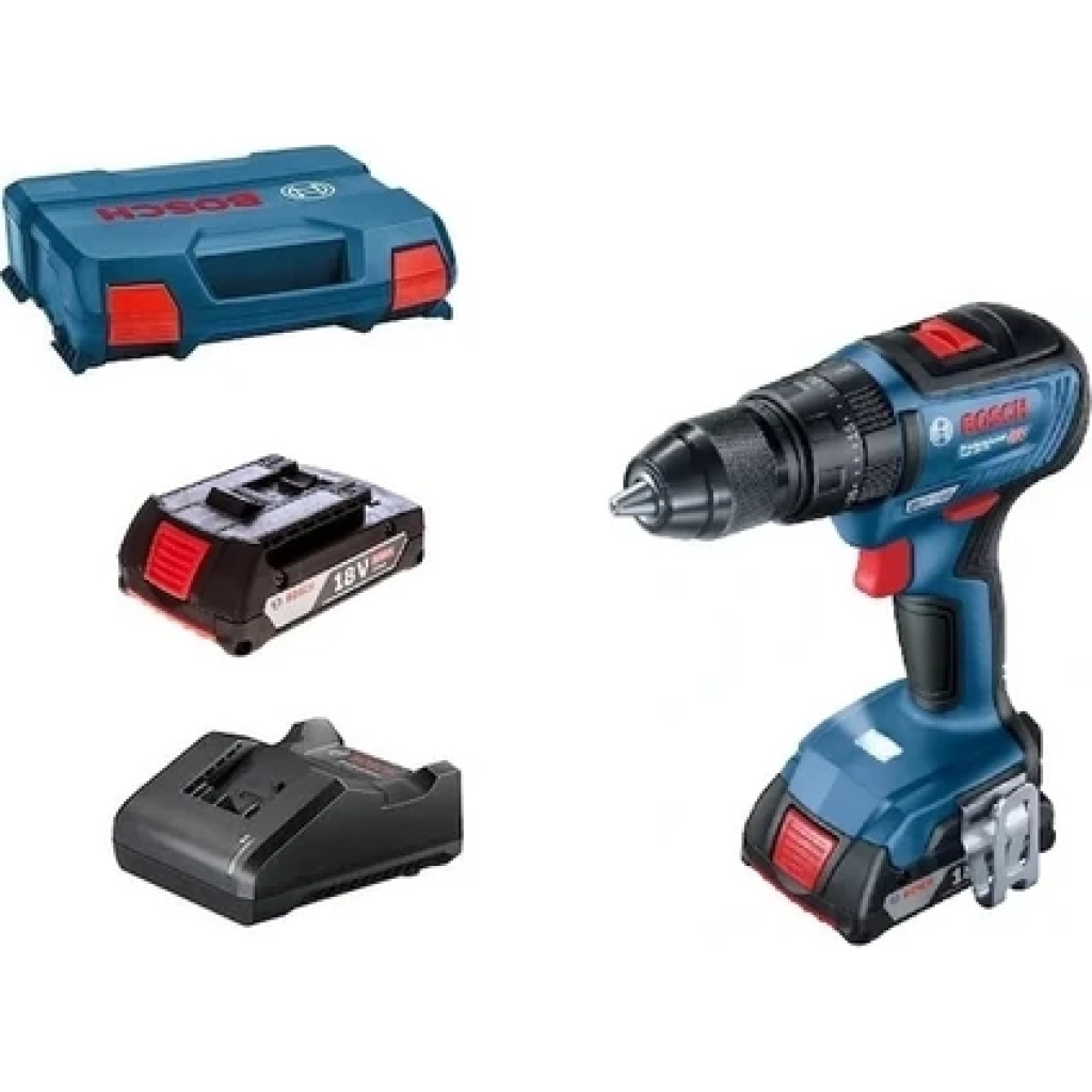 Bosch GSB 18V-50 Akülü Darbeli Delme/Vidalama Çift Akü