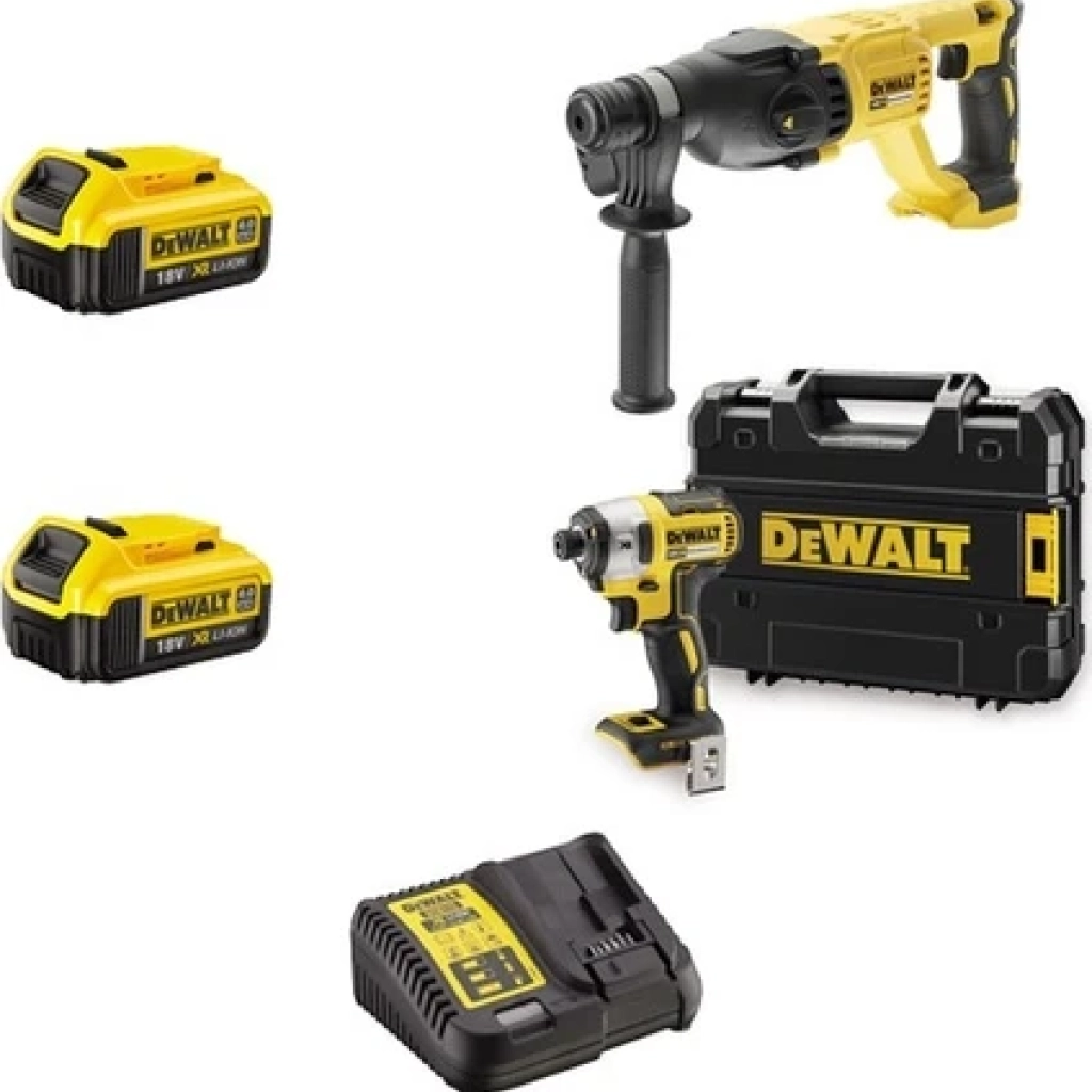 Dewalt DCH133NT Şarjlı Kırıcı DELICI+DCF887 Tork SIKMA+2X4AH Akü+1xdolum Cihazı
