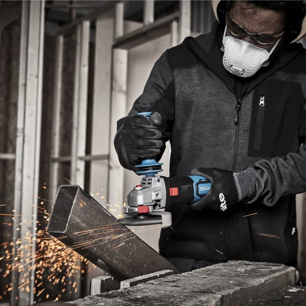 Erbauer  Şarjlı Avuç Spiral Taşlama Makinesi EAG18-Lİ  4 Ah 125 mm Tek Akü