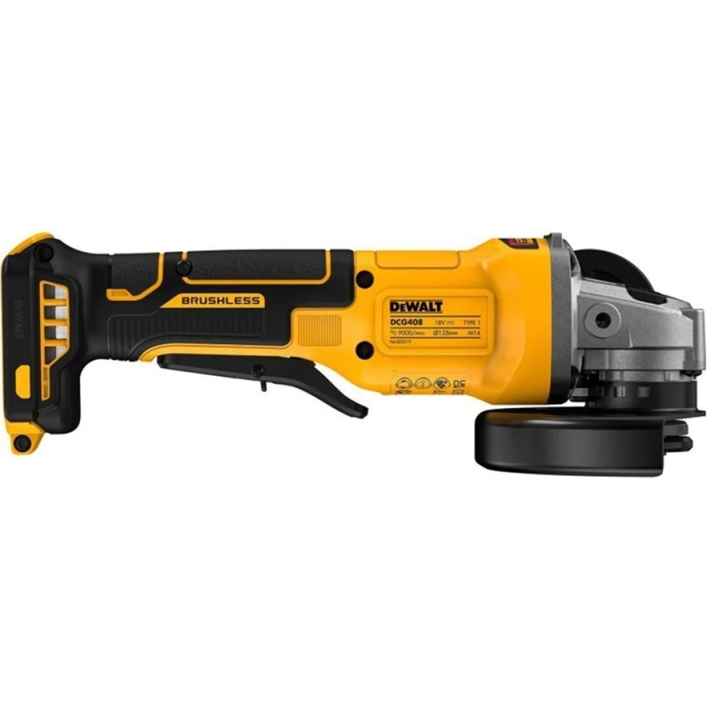 Dewalt DCG408N 18V Xr Fırçasız 125MM Avuç Taşlama Makinesi (Karton Kutulu)