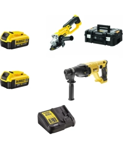 Dewalt Dch133Nt Şarjlı Kırıcı/Delici Ve Dgc412Nt Şarjlı Avuç Taşlama Makinası