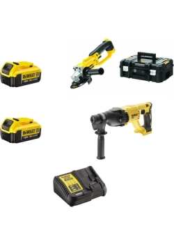 Dewalt Dch133Nt Şarjlı Kırıcı/Delici Ve Dgc412Nt Şarjlı Avuç Taşlama Makinası