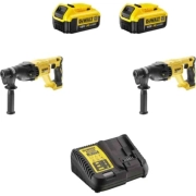Dewalt 2 Adet DCH133NT + 2 Adet 4 Amper Akü+ 1 Adet Dolum Cihazı