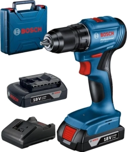 Bosch GSR 185-Li Çift Akülü 2Ah Vidalama Makinesi