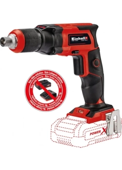 Einhell Akülü Alçıpan Vidalama TE-DY 18 Li-Solo Power X-Change (Lityum-İyon, 18 V, 4000 dev/dk, Derinlik Mesnedi, Sürekli Çalışma, Akü ve Şarj Cihazı 