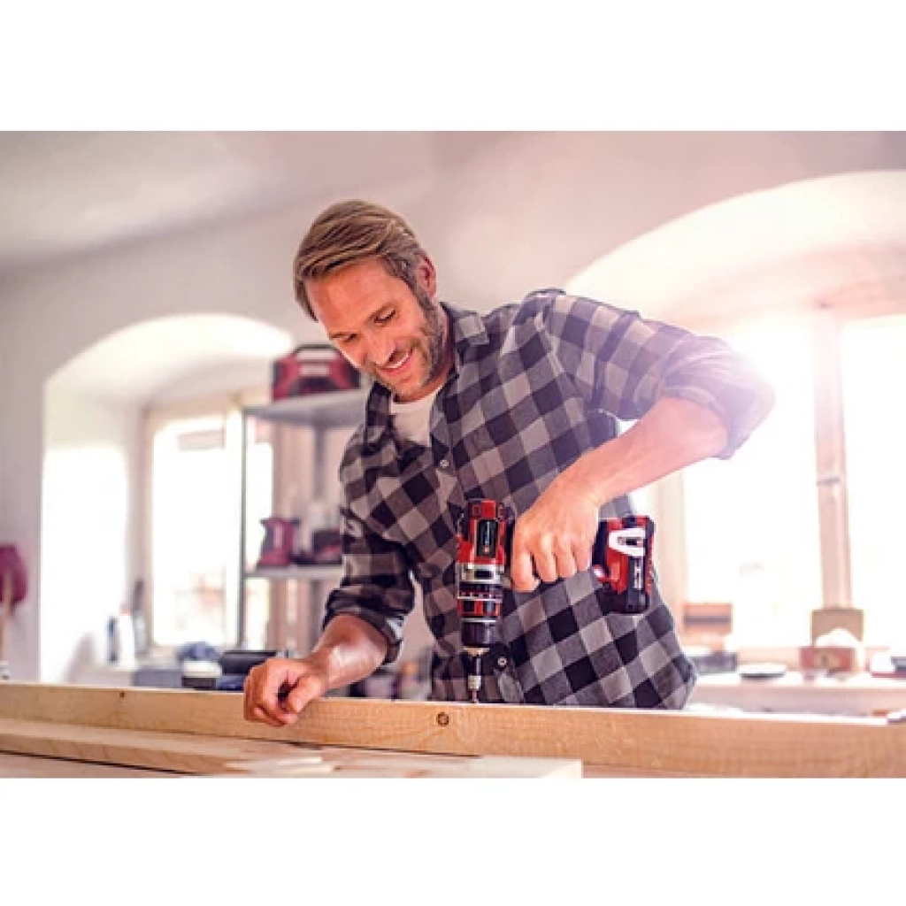 Einhell Professional Akülü Darbeli Vidalama TP-CD 18/50 Li-i BL Kit Power X-Change (18 V, kömürsüz, 50 Nm, darbeli delme fonksiyonu, 2x 2,0 Ah akü + ş