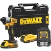 Dewalt DCF840D2T 18V 2.0AH Li-Ion Kompakt Kömürsüz Çift Akülü Darbeli Tornavida
