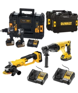 Dewalt x Mclaren 18V Xr Profesyonel Set (Kırıcı, Taşlama, Vidalama,torklu, 3 Çanta , 2X4AH , 2X5AH)