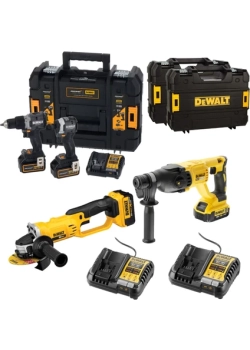 Dewalt x Mclaren 18V Xr Profesyonel Set (Kırıcı, Taşlama, Vidalama,torklu, 3 Çanta , 2X4AH , 2X5AH)