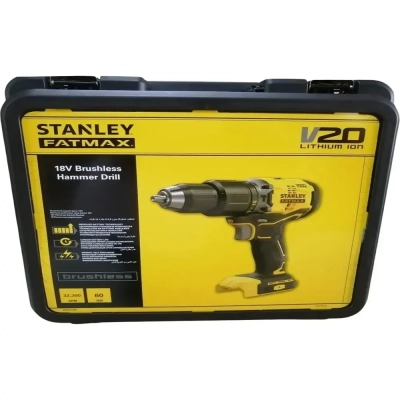 Stanley Fatmax SBD715B-TR 18V V20 Solo Kömürsüz Darbeli Matkap 1,7 Ah Akü ile Yüksek Tork