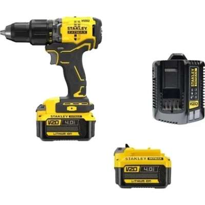 Stanley Fatmax SBD715B 18V 4.0 Ah Çift Akülü Darbeli Vidalama Yüksek Tork ve Güçlü Performans