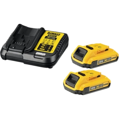 Dewalt DCD776D2-TR 18V 2.0 Ah Li-Ion Şarjlı Darbeli Matkap | 13 mm Mandren | 42 Nm Tork | Kömürlü, Çift Akülü | Taşıma Çantalı